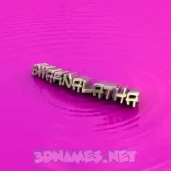 swarnalatha in Pink Graffiti style - 3D name wallpaper