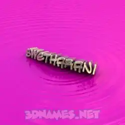 swetharani in Pink Graffiti style - 3D name wallpaper