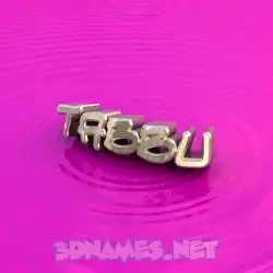 tabbu in Pink Graffiti style - 3D name wallpaper