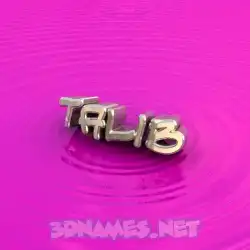 talib in Pink Graffiti style - 3D name wallpaper