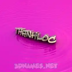thanhloc in Pink Graffiti style - 3D name wallpaper