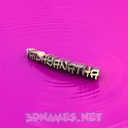 vaidhyanatha in Pink Graffiti style - 3D name wallpaper