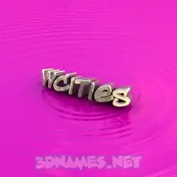 wcities in Pink Graffiti style - 3D name wallpaper