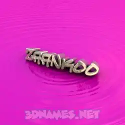 zaankoo in Pink Graffiti style - 3D name wallpaper
