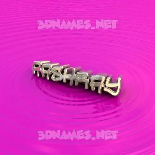 aashray in Pink Graffiti style - 3D name wallpaper