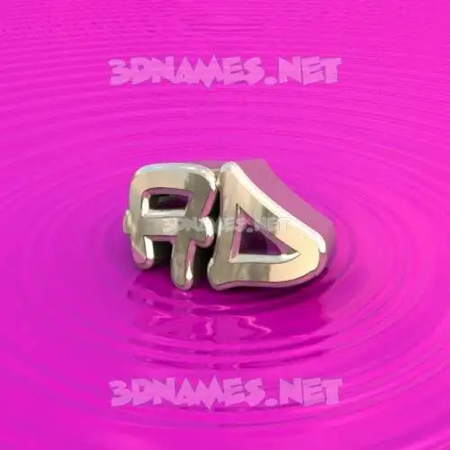 ad in Pink Graffiti style - 3D name wallpaper