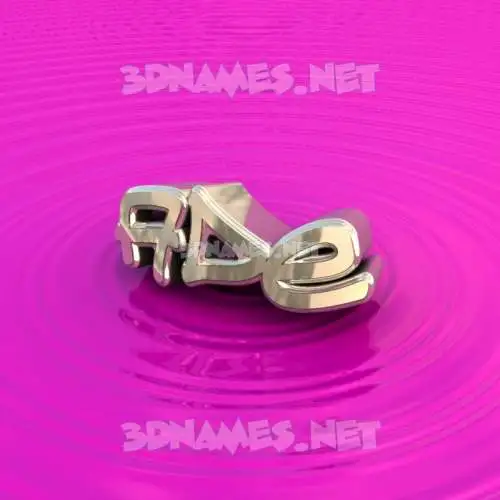 ade in Pink Graffiti style - 3D name wallpaper