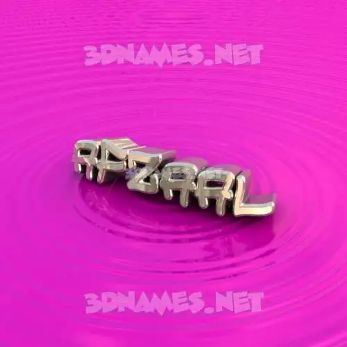 afzaal in Pink Graffiti style - 3D name wallpaper