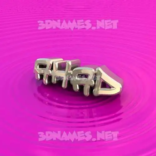 ahad in Pink Graffiti style - 3D name wallpaper