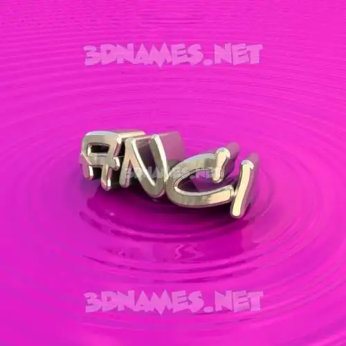 anci in Pink Graffiti style - 3D name wallpaper