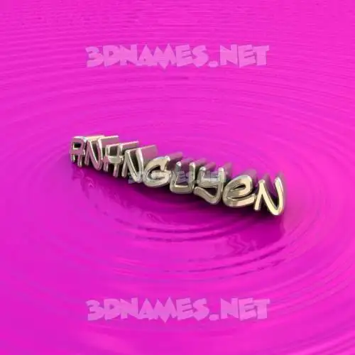 anhnguyen in Pink Graffiti style - 3D name wallpaper