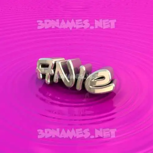 anie in Pink Graffiti style - 3D name wallpaper