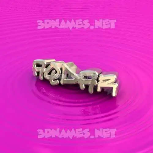 aqdar in Pink Graffiti style - 3D name wallpaper