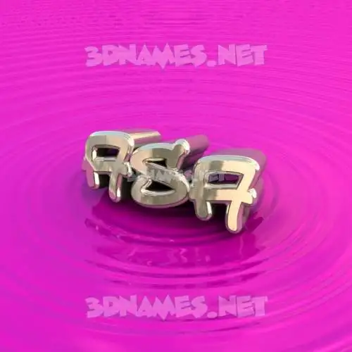 asa in Pink Graffiti style - 3D name wallpaper