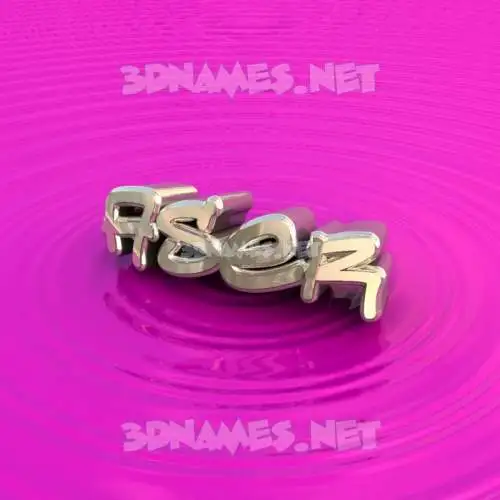 aser in Pink Graffiti style - 3D name wallpaper