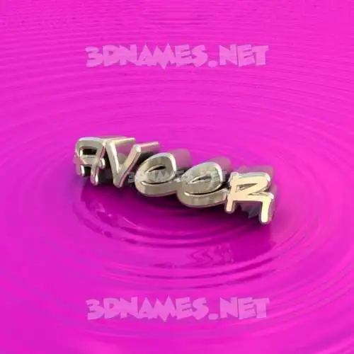 aveer in Pink Graffiti style - 3D name wallpaper