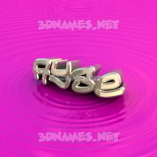 ayse in Pink Graffiti style - 3D name wallpaper