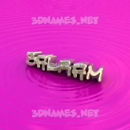 balram in Pink Graffiti style - 3D name wallpaper
