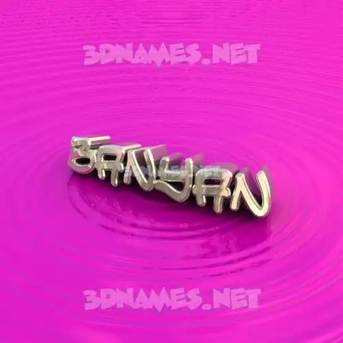 banyan in Pink Graffiti style - 3D name wallpaper banyan in Pink Graffiti style - 3D name wallpaper