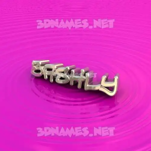 bashly in Pink Graffiti style - 3D name wallpaper