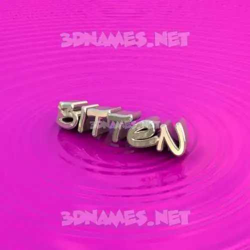 bitten in Pink Graffiti style - 3D name wallpaper bitten in Pink Graffiti style - 3D name wallpaper