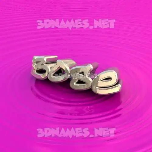bose in Pink Graffiti style - 3D name wallpaper