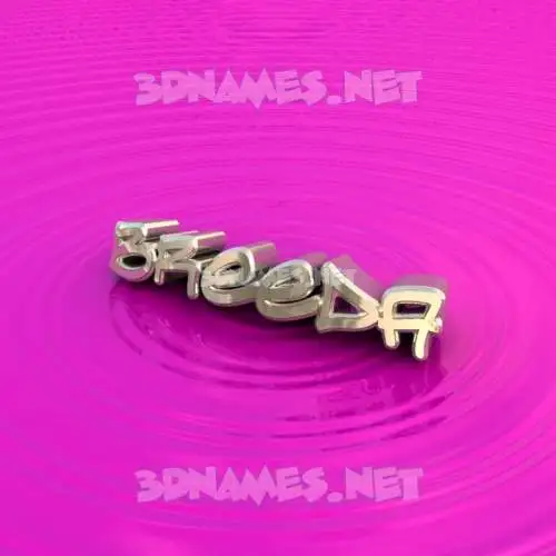breeda in Pink Graffiti style - 3D name wallpaper breeda in Pink Graffiti style - 3D name wallpaper
