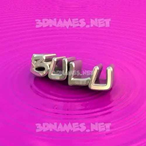bulu in Pink Graffiti style - 3D name wallpaper bulu in Pink Graffiti style - 3D name wallpaper