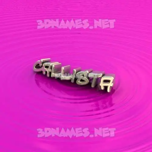 callista in Pink Graffiti style - 3D name wallpaper callista in Pink Graffiti style - 3D name wallpaper