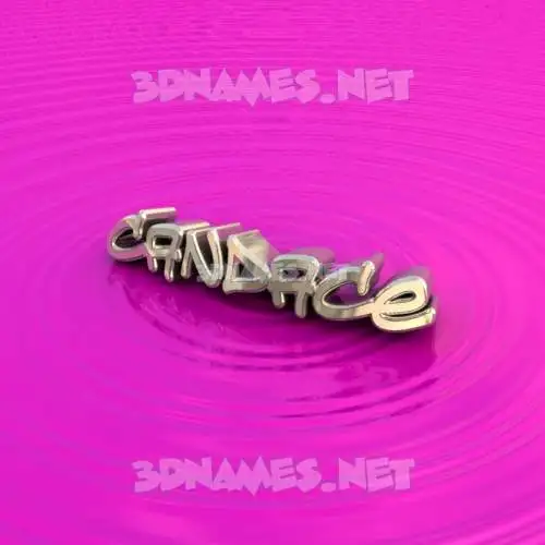 candace in Pink Graffiti style - 3D name wallpaper