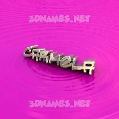 carmela in Pink Graffiti style - 3D name wallpaper