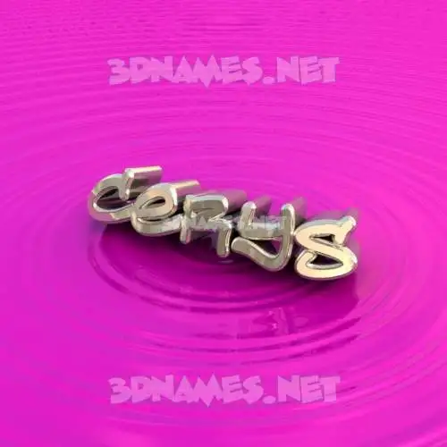 cerys in Pink Graffiti style - 3D name wallpaper