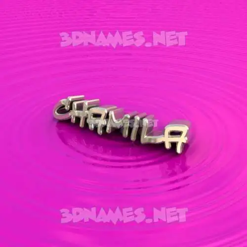 chamila in Pink Graffiti style - 3D name wallpaper