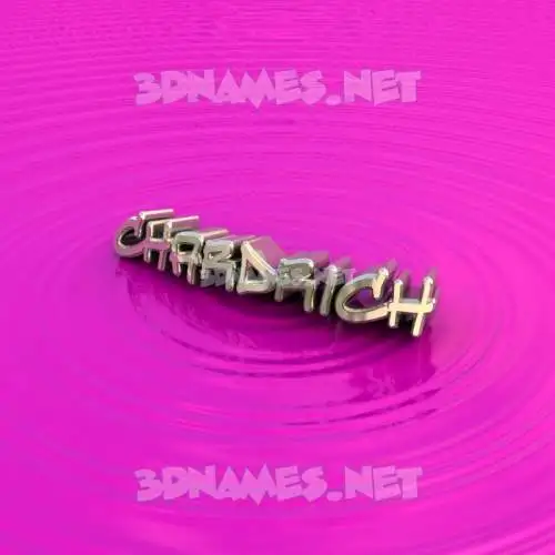 chardrich in Pink Graffiti style - 3D name wallpaper