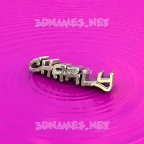 charly in Pink Graffiti style - 3D name wallpaper