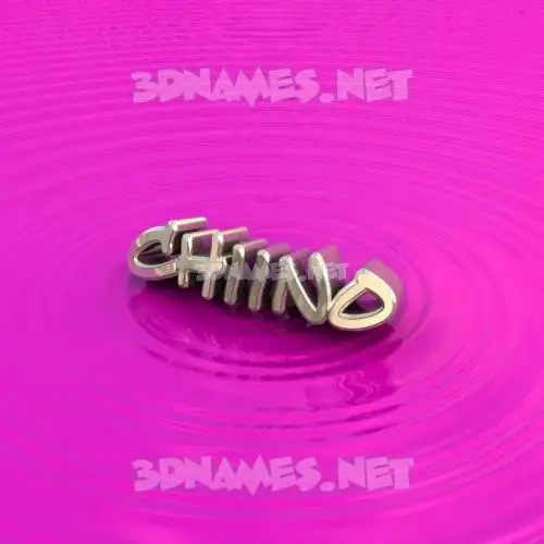 chiino in Pink Graffiti style - 3D name wallpaper