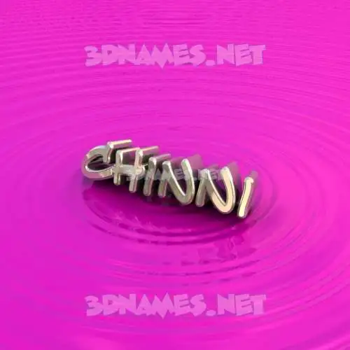 chinni in Pink Graffiti style - 3D name wallpaper
