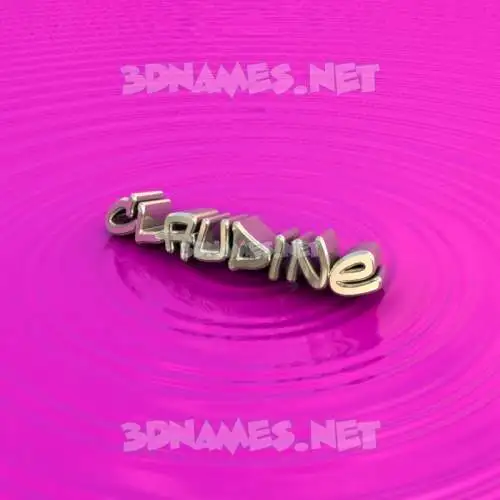 claudine in Pink Graffiti style - 3D name wallpaper claudine in Pink Graffiti style - 3D name wallpaper