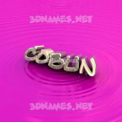 cobun in Pink Graffiti style - 3D name wallpaper cobun in Pink Graffiti style - 3D name wallpaper