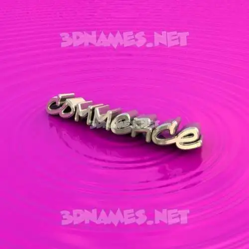 commerce in Pink Graffiti style - 3D name wallpaper commerce in Pink Graffiti style - 3D name wallpaper