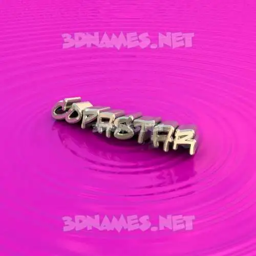 copastar in Pink Graffiti style - 3D name wallpaper