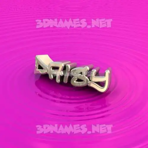daisy in Pink Graffiti style - 3D name wallpaper