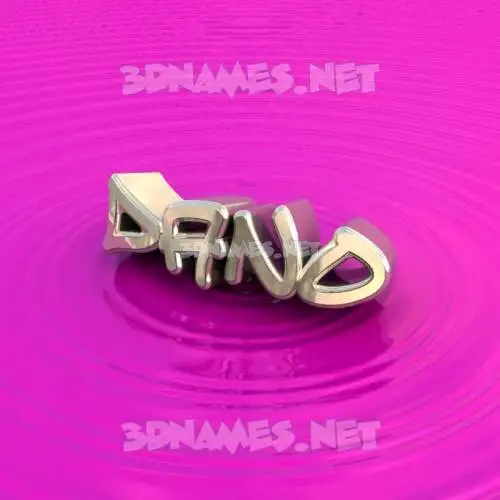 dano in Pink Graffiti style - 3D name wallpaper