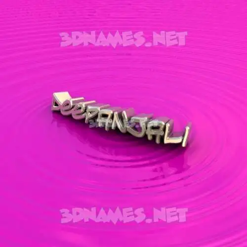 deepanjali in Pink Graffiti style - 3D name wallpaper