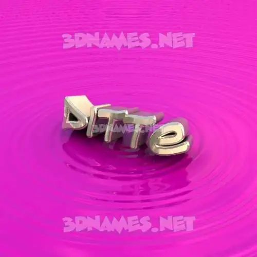 ditte in Pink Graffiti style - 3D name wallpaper ditte in Pink Graffiti style - 3D name wallpaper