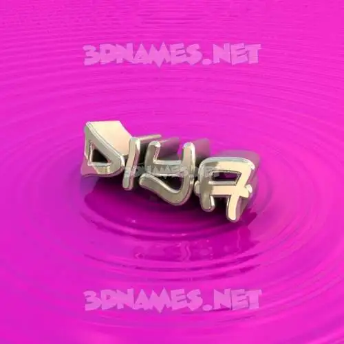 diya in Pink Graffiti style - 3D name wallpaper diya in Pink Graffiti style - 3D name wallpaper