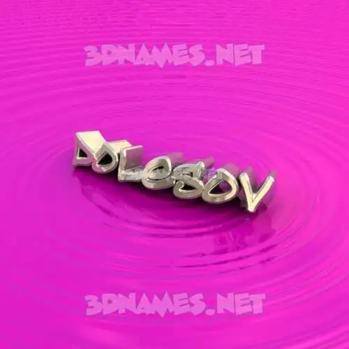 dolesov in Pink Graffiti style - 3D name wallpaper