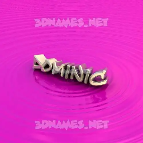 dominic in Pink Graffiti style - 3D name wallpaper dominic in Pink Graffiti style - 3D name wallpaper