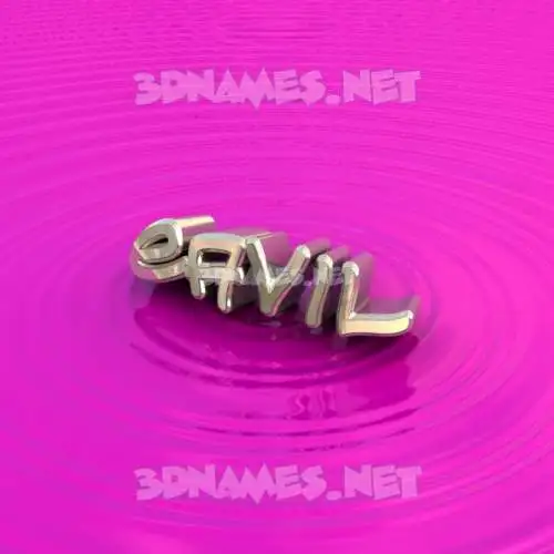 eavil in Pink Graffiti style - 3D name wallpaper eavil in Pink Graffiti style - 3D name wallpaper