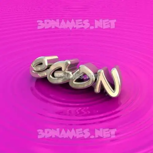 egon in Pink Graffiti style - 3D name wallpaper